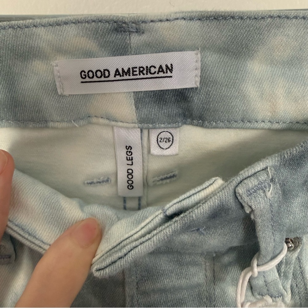 Good American Good Legs Cloud Tie Die Jeans - Picture 5 of 6